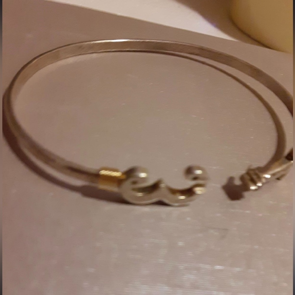 925 Sterling Silver/14K bracelet - Picture 3 of 8